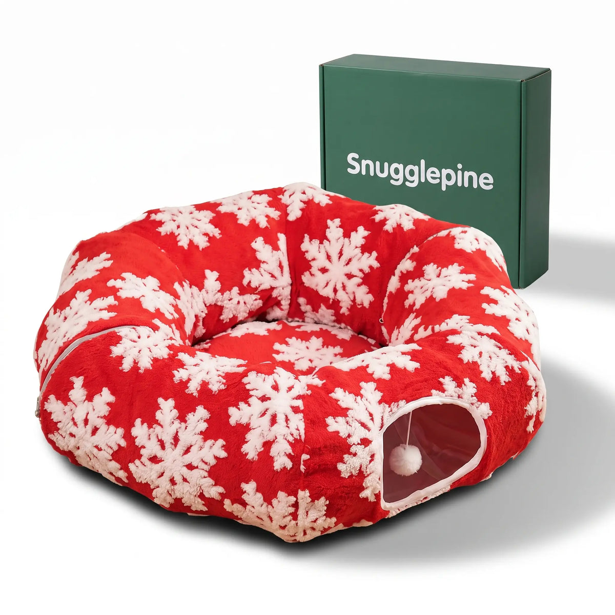 Tree Skirt Cat Bed & Play Tunnel